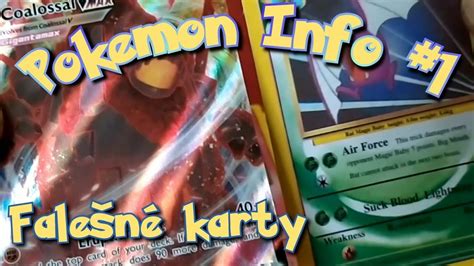 Pokemon Info Tcg Jak Poznat Fale N Karty Tcg Nox V Youtube