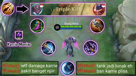 Jadi Ini Tank Yang Ditakuti Meta Sekarang Cukup Dengan Pick Karrie Si