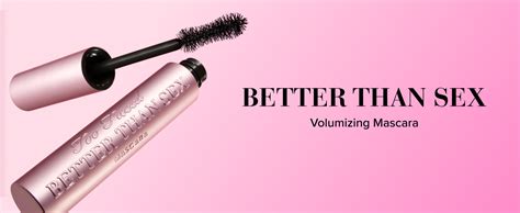 Too Faced Better Than Sex Volumising Mascara Damatic Volume Length 8ml Amazon Co Uk Beauty