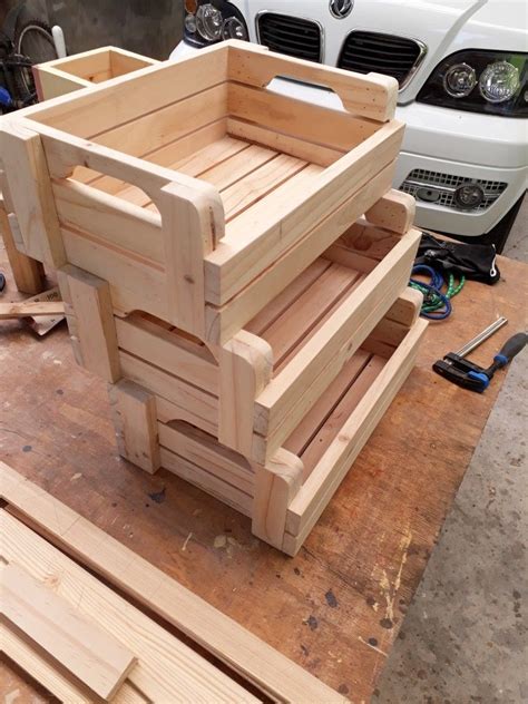 Pin by Serge Desbiens on Projets à essayer in 2023 Wooden crates