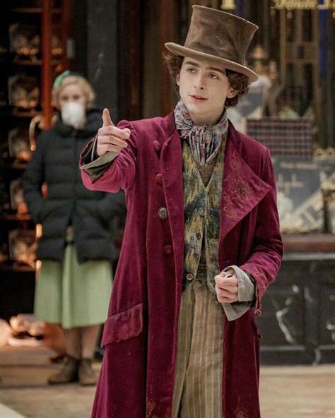 Timothée Chalamet Willy Wonka Coat, 2024 | Aşk