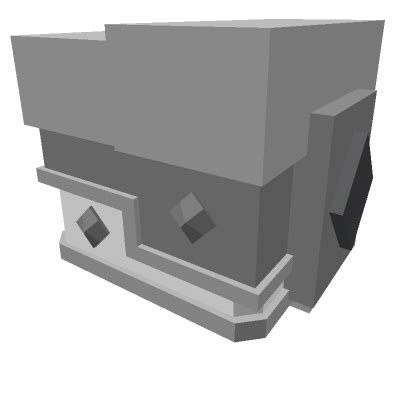 Silver Blocky Armor Left Shoulder S Code Price Rblxtrade