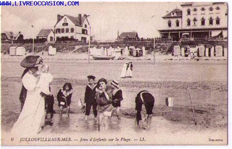 JULLOUVILLE SUR MER Jeux D Enfants Sur La Plage Carte Postale