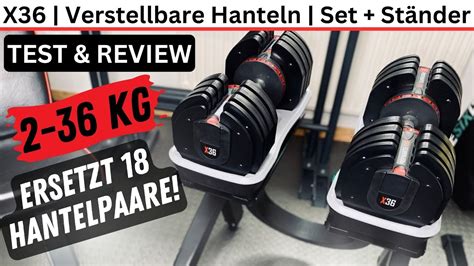 Profihantel X Verstellbare Hanteln Set St Nder Test Review