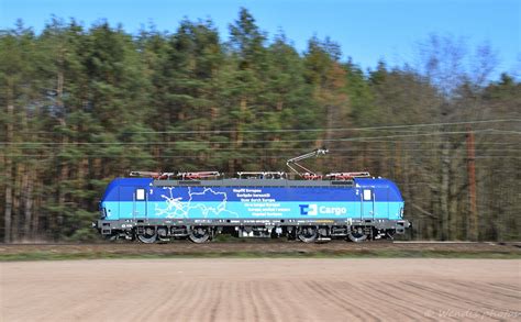 383 008 Vectron ČDC 383 008 frčící směr Nymburk Wendis Moravec