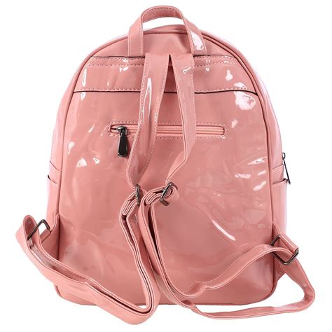 Mochila Luxo De Verniz Feminina Em Alto Relevo Compre Agora Feira Da Madrugada Sp