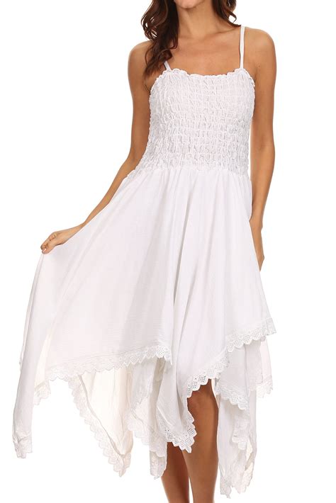 White Layered Dress