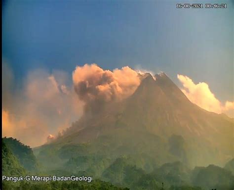 Update Kondisi Gunung Merapi Terkini BPPTKG Tinggi Kubah Lava Turun 3