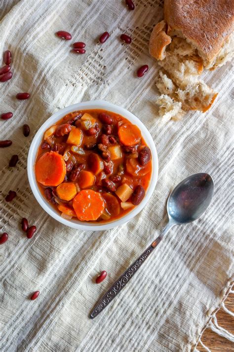 Red kidney bean stew