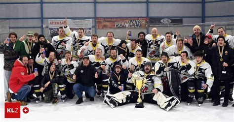 Kärntner Eishockey Steindorf und Althofen stehen vor Halbfinal Sweep