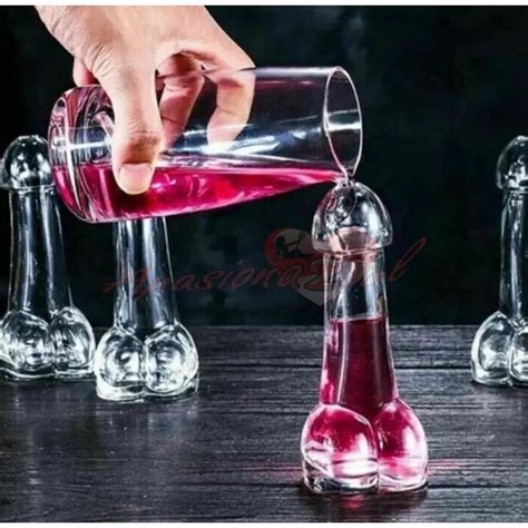 Botella De Cristal Con Forma De Pene