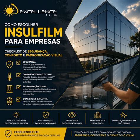 Insulfilm Boituva - Como escolher insulfilm para empresas: checklist de segurança, conforto ...