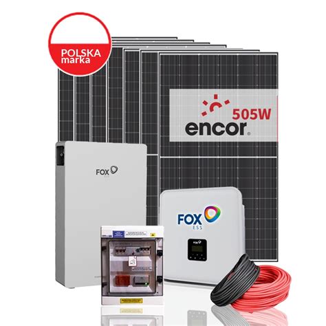 ZESTAW FOTOWOLTAICZNY 5 KW PANELE FOTOWOLTAICZNE 505W MAGAZYN ENERGII