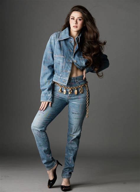 Look Marian Riveras Chanel Denim Ootd For Her Pre 38th Birthday Shoot