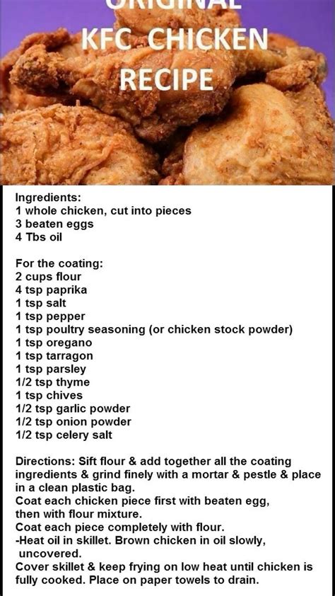 Kfc chicken breading recipe – Artofit