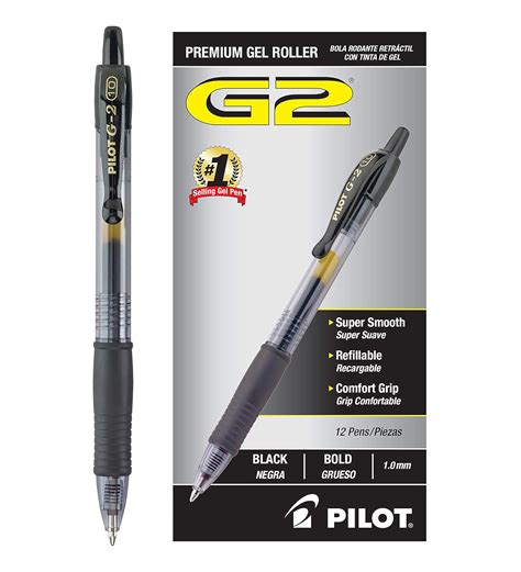 Pilot G2 Retractable Gel Ink Roller Ball Pens Premium Fine Point