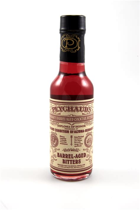 Peychauds Whiskey Barrel Aged Bitters Alambic Magazine