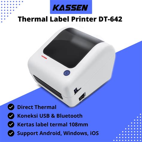 Jual Printer Thermal Label Barcode Resi Kassen Dt Dt Mm