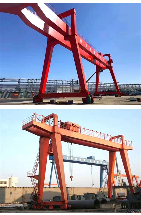 Ton Ton Double Beam Mobile Gantry Crane Lifting Equipment Double