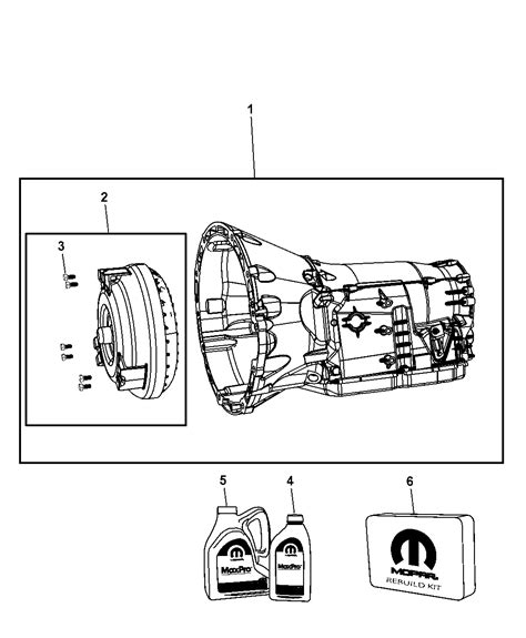 2013 Jeep Wrangler Transmission / Transaxle Assembly of Automatic ...