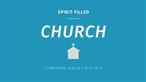 Spirit Filled Church Logos Sermons