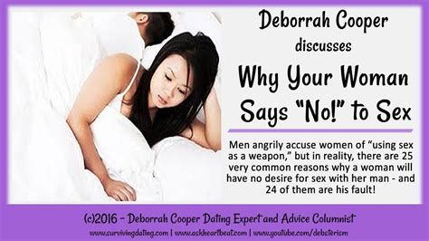 Relationships Why Your Woman Loses Interest And Says NO To Sex