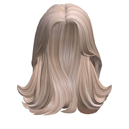 Butterfly Haircut W Curtain Bangs Hot Blonde Roblox