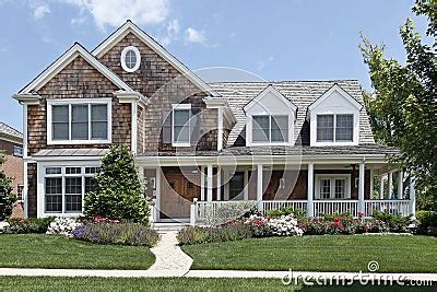 Suburban Home With Front Porch Stock Photos - Image: 13458003