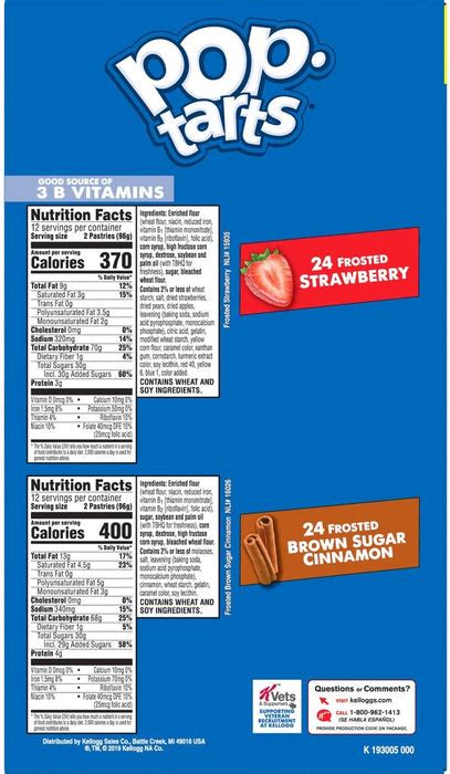 Pop Tarts Frosted Variety Pack Strawberry And Brown Sugar Cinnamon 48 —