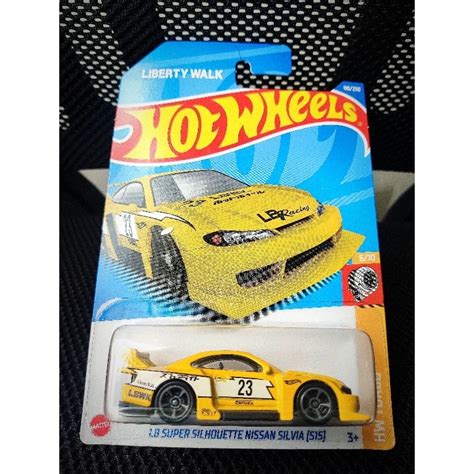 Hot Wheels Lb Super Silhouette Nissan Silvia S Lbwk Yellow Shopee Malaysia