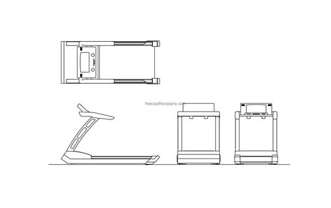 Treadmill - Free CAD Drawings