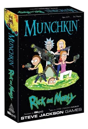 Juego De Mesa Munchkin Edición Rick Y Morty En Inglés Envío gratis