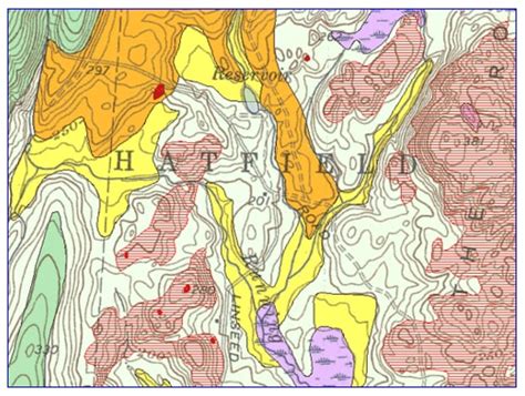 Massgis Data Usgs Surficial Geology Topographic Basemap