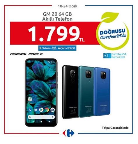 General Mobile GM 20 64 GB Akıllı Telefon İndirimde Market