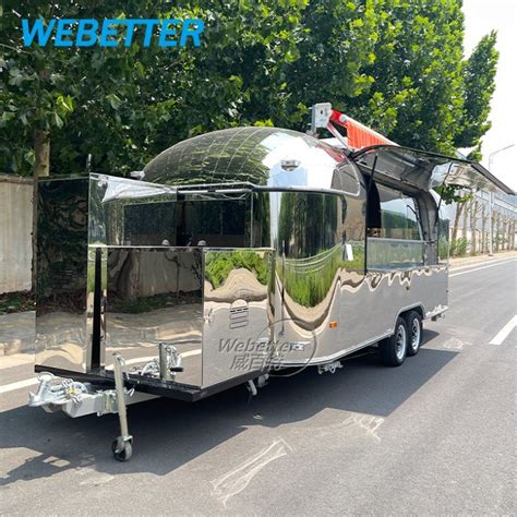 Webetter Mobile Churros Gyros Fast Food Trailer Stainless Steel