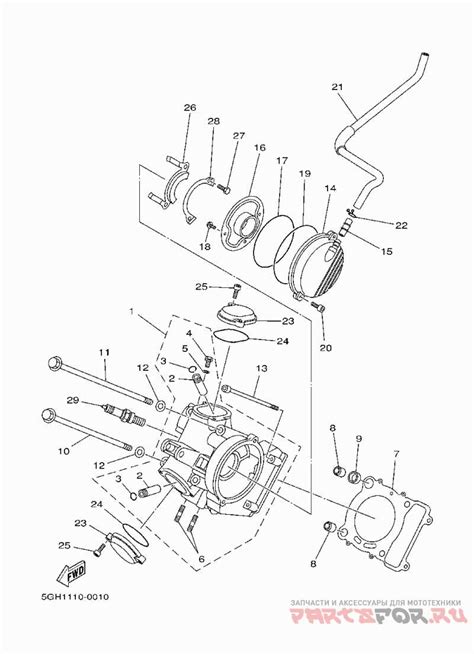 Complete Parts Diagram For The Yamaha Kodiak