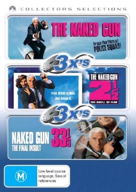THE NAKED GUN Complete Collection DVD Set Leslie Nielsen Comedy Crime