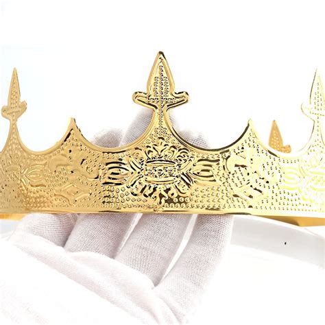 Diademe Brown Color Couronne De Roi Royal Vintage Pour Hommes Style