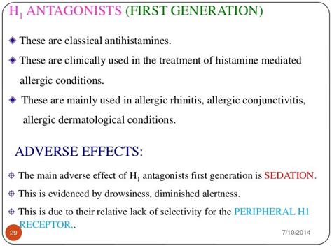 Antihistamines