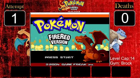 Pokémon Fire Red Hardcore Nuzlocke The gym massacre of 22 No Items