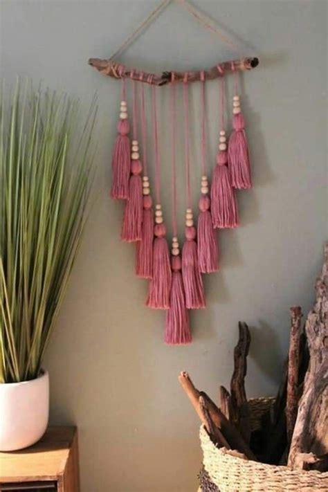 Pin By Marlene Dellazeri On Macram Tassel Wall Hang Wall Hanging