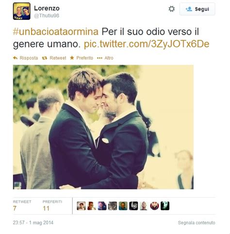 I Gay Sono Malati Il Web Contro Taormina Foto