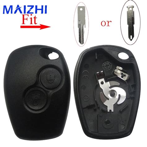 Jingyuqin 2 Button Remote Key Shell Case For Renault Megane Modus