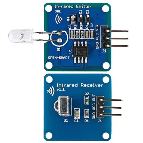 IR Alıcı Verici Seti 38 KHz Arduino Uyumlu Kızılötesi Sensör