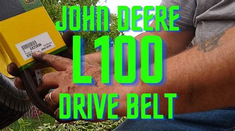 John Deere L100 Drive Belt Diagram