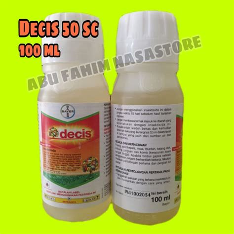 Jual INSEKTISIDA DECIS 25 EC 100 ML RACUN HAMA TANAMAN RACUN ULAT