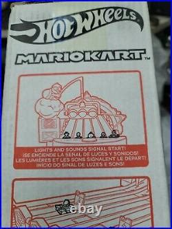 Car Track Set Hot Wheels Mario Kart Rainbow Road King Boo Raceway Race Track Set New In Hand
