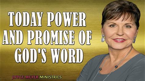 Joyce Meyer Ministries Sermon 2024 Today Power And Promise Of Gods Word