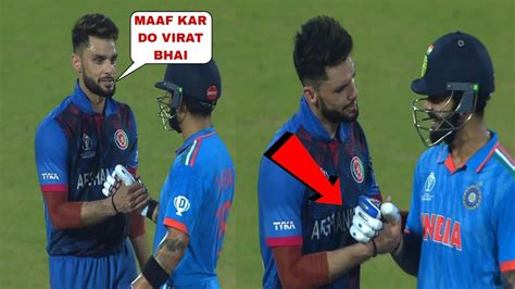 Naveen Ul Haq Said Sorry To Virat Kohli During Live Match Virat Kohli