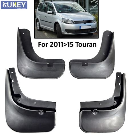 Set Car Mud Flaps For Vw Touran 2011 2015 Mudflaps Splash Guards Mud Flap Mudguards Fender Front